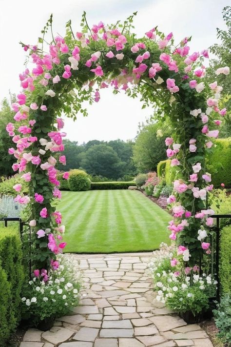 Rose Garden Arch, Jasmine Images, Rose Arbor, Trumpet Vine, Garden Vines, Fresh Beauty, How To Attract Hummingbirds, Kinds Of Colors, Climbing Roses