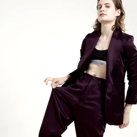 Christine and the Queens for The Observer, photographed by Karen Robinson, 2016 Karen Robinson, Christine And The Queens, Musical Artist, The Observer, Shooting Photo, The Queens, Work Wardrobe, Harem Pants, Women's Blazer