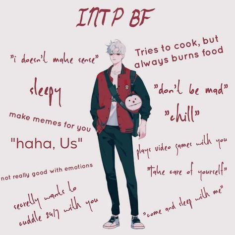 Intp Boyfriend, Scene Starters, Infp Personality Type, Type Of Girlfriend, Intp Personality Type, Intp T, Intp Personality, Intj Personality, Types Of Boyfriends