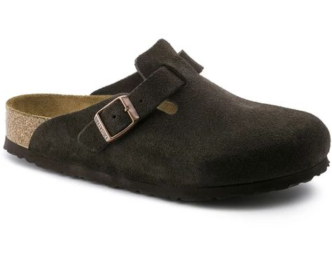 Boston Soft Footbed in Mocha | Birkenstock NZ Mocha Birkenstock Boston, Brown Birkenstock Outfit, Brown Birkenstock Clogs, Mocha Birkenstock, Brown Birkenstock, Boston Soft Footbed, Birkenstock Styles, Birkenstock Clogs, Birkenstock Clog