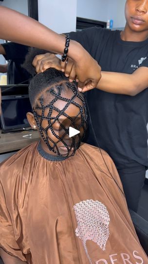 Braid Hairstyles For Natural Black Hair, Designed Braids Hairstyles Black, Braided Up Down Hairstyles, One One Braids Styles With Natural Hair, Knotted Braids Hairstyles, Cute Little Black Girls Hairstyle, Pre Braided Crochet Braids, Hair Braids Styles Ideas, Braid Hairstyle Ideas For Black Women