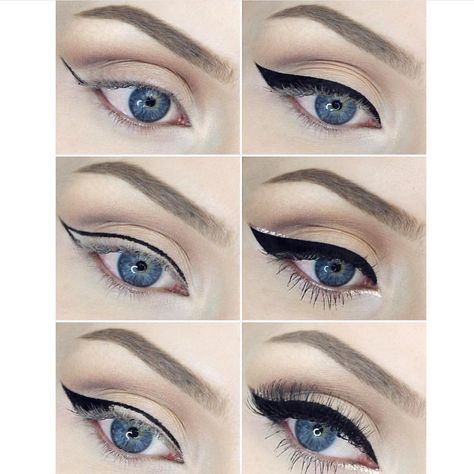 Step By Step Eye Makeup, Makeup Studios, Harry Potter Rpg, Normal Makeup, Smudge Proof Eyeliner, Eyeliner Designs, Love Eyes, Green Lipstick, Skin Perfection