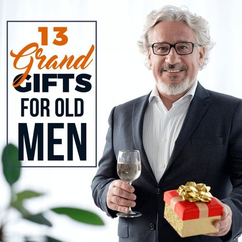 The older man in your life deserves a grand gift. Check these out! #giftsformen #giftsforoldermen #oldermangifts Gifts For Older Men Over 70, Gifts For Older Men, Hood Christmas, Gift Bags For Boyfriend, Gifts For Elderly, Corporate Christmas Gifts, Nice Holiday, Diy Easter Gifts, Valentines Gift Bags