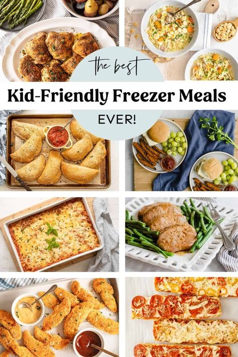 Look no further for kid-friendly freezer meals that you can stock up on. These 30+ recipes are well-tested on our own families and many of our readers' families, as well. A must-have resource for the future! Best Freezer Meals For Postpartum, Kid Friendly Freezer Meals Picky Eaters, Easy Postpartum Freezer Meals, Postpartum Summer Freezer Meals, Postpartum Freezer Meals Vegetarian, Kid Friendly Freezer Meals, Vegetarian Freezer Meals, Spinach Lasagna Rolls, Freezer Smoothies