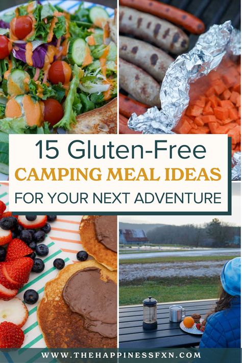 Gluten Free Camping Meals, Gluten Free Camping, Camping Meals Easy, Dairy Free Butter, Camping Meal Ideas, Camping Menu, Camping Foods, Camping Meal, Camping Snacks