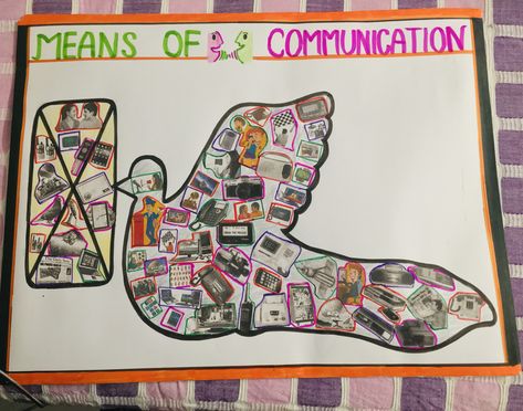 How to make project on means of communication What Is Communication, Communication Plan Template, Importance Of Communication, Communication Theory, Means Of Communication, Random Crafts, Indoor Games For Kids, Communications Plan, Preschool Arts And Crafts