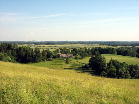 Lithuanian countryside photo by Magnus Manske Latvia Countryside, Lithuanian Countryside, Lithuania Culture, Countryside Photos, Pictures Of Cities, Life Aesthetic, My Heritage, Something Beautiful, Estonia