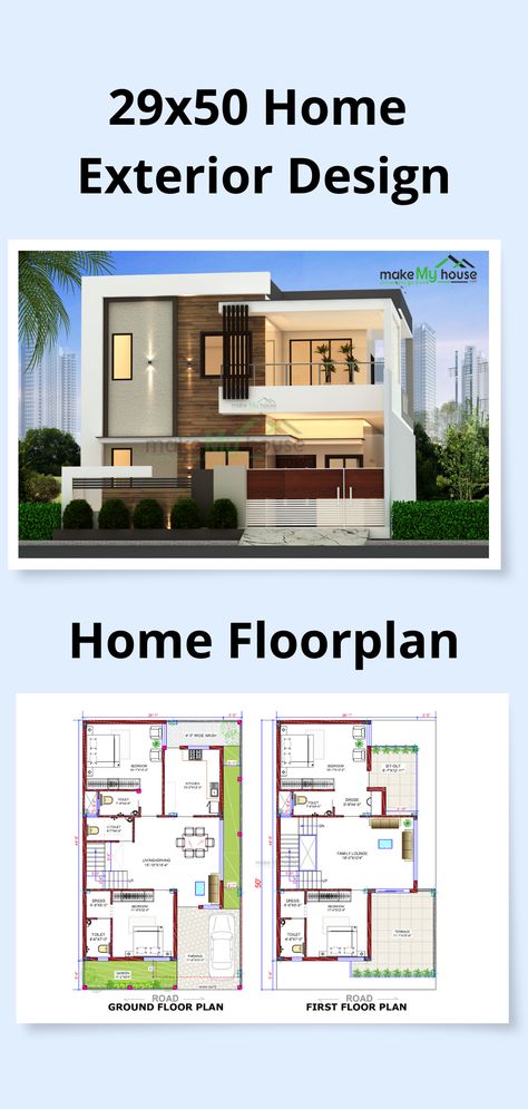 Indian House Flooring Tiles, 30×40 House Exterior Design, Duplex House Design East Facing, 29×50 House Plan, House Design Duplex Home Plans, 25x50 Duplex House Plans, East Facing Villa Plans, 300 Gaj Plot Design, East Facing Duplex House Elevation