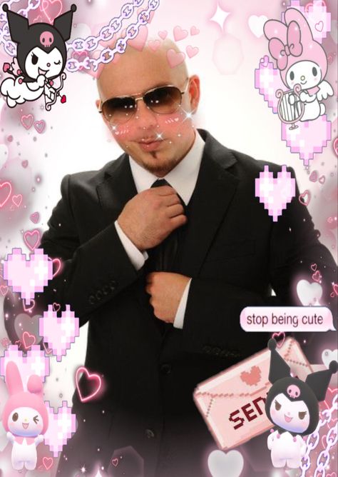 Mr worldwide Uncle Ian, Pitbull The Singer, Pitbull Mr Worldwide, Alpha Quotes, Mr World Wide, Mr 305, Kawaii Edit, Mr Worldwide, Playlist Covers