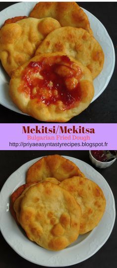 Mekitsa/Mekitsi/Bulgarian Fried Dough Bulgarian Food Traditional, Banitza Recipe, Bulgarian Food Recipes, Bulgarian Recipes Traditional, Bulgarian Food, Bulgaria Food, Eastern European Recipes, Foreign Food, Ukrainian Recipes