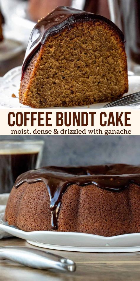 Coffee Bundt Cake Recipes, Coffee Bundt Cake, Bunt Cake Recipe, Coffee Cake Bundt, Bundt Pan Recipes, Bundt Recipes, Cake Bundt, Bundt Cake Recipes, Mini Bundt