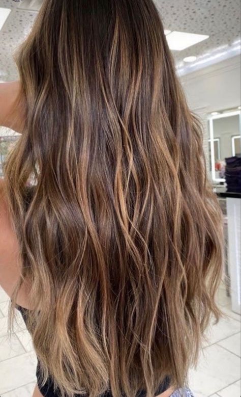 Sunkissed Highlights, Light Brunette Hair, Rambut Brunette, Frizz Hair, Brown Hair Looks, Brown Hair Inspo, Brunette Hair With Highlights, Brown Hair Balayage, Hair Stylies