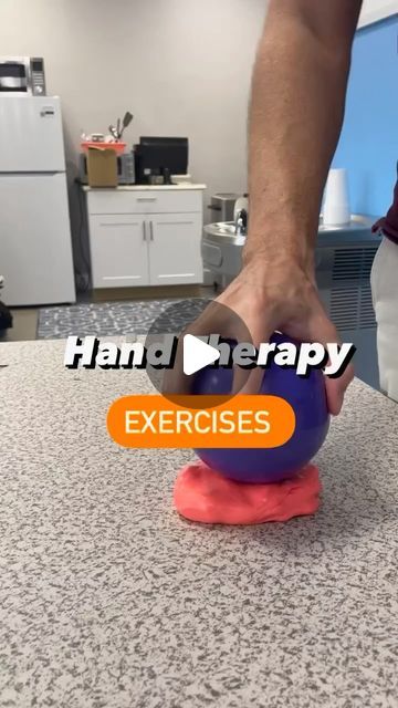 chiropractor on Instagram: "Getting creative over here at Hand in Hand OT of LI!!   Weight bearing exercises: ⭐️Using a large amount of putty with a weighted ball and push into it slowly. You can down grade it by using a softer putty. Thank you @thehandenthusiast for that idea !  ⭐️ You can also use a dumbbell. You can make it more challenging by twisting the dumbbell into the putty   Finger extension:  ⭐️ Using putty, have the patient roll it out and make a ring around their fingers and tell them to spread out their fingers. Challenge them by increasing the resistance (harder putty)  ⭐️ Flicking marbles, cotton balls or beans  Finger flexion: ⭐️ Crumbling paper towel  ⭐️ Catching or tossing a small or medium size ball, weighted or downgrade to a non weighted ball  Proprioceptive  Exercise Finger Extension Exercises, Hand Strengthening Activities, Geriatric Occupational Therapy, Hand Strengthening, Therapy Ball, Weight Bearing Exercises, Occupational Therapy Activities, Hand Exercises, Kinesiology Taping