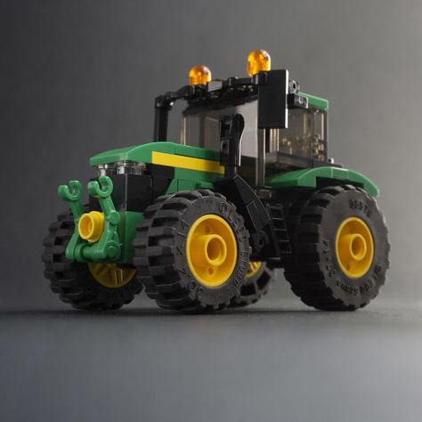 She thinks my tractor is... Lego Tractor, Tractor Idea, Iron Man Movie, Lego Truck, Micro Lego, John Deere Tractor, Lego Craft, Lego Construction, Lego News