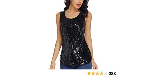 Henly Gift for Women Sequin Tank Top Sleeveless Sparkle Shimmer Vest Tops Glitter Camisole at Amazon Women’s Clothing store Sequin Tank Top Outfit, Sequins Top Outfit, Christmas Dates, Sequin Dress Outfit, Cocktails Christmas, Dance Crop Tops, Tops Online Shopping, Crop Top Sleeveless, Black Sequin Top