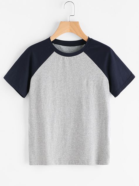 tee170425708_2 Raglan Tshirt, Tshirts Design, Raglan Sleeve Top, Fashion Cap, Shirt Print Design, Short Sleeve Pullover, Raglan Sleeve, Aesthetic Clothes, Dream Closet