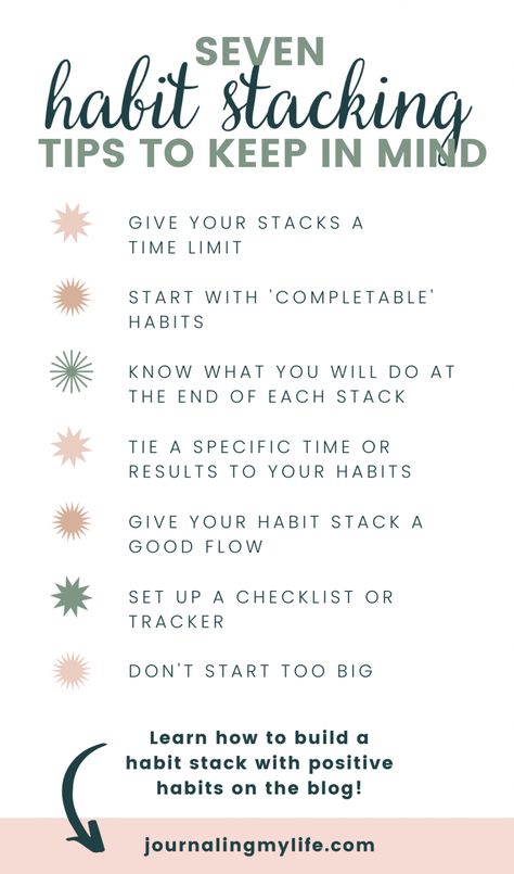 Habit Stacking - How To Turn Your Daily Habits Into Sustainable Routines • Keri Ann Baker How To Set A Routine, Habit Stacking Template, Habit Stacking Ideas, Habit Stacking Morning Routines, Streams Of Income Ideas, Atomic Habit, Keystone Habits, Creating Routines, Tiny Habits