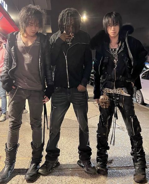 Japanese Punk, Archive Fashion, Many Men, Alt Fashion, Swaggy Outfits, Hair Long, 2000s Fashion, Character Outfits, Japanese Fashion