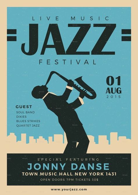 Jazz Flyer Design, Jazz Graphic Design, Jazz Night Poster, Jazz Font, Jazz Poster Design, Jazz Music Festival, Jazz Design, Jazz Logo, Jazz Colors