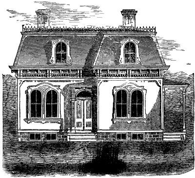 Mansard House Plans, Mansford Roof Homes, French Facade, Second Empire House, Empire House, House Victorian, Gambrel Style, Playhouse Plans, Storybook Homes