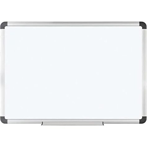 Realspace™ Magnetic Dry-Erase Whiteboard, 36" x 48", Silver Frame - Walmart.com Sketchbook Scrapbook, Cut Picture, Black Pen, Whiteboard, Dry Erase, Silver Frame, White Board, Magnets, Pencil