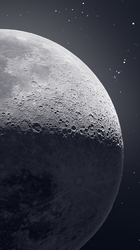 50,000 Photographs Combine to Form a Detailed Image of the Moon and Stars | Colossal Space Wallpaper Iphone Aesthetic, Moon Aesthetic Landscape, Atmospheric Photography, Mysterious Aesthetic, Cinema Aesthetic, Galaxy Artwork, Andrew Mccarthy, The Moon And The Stars, Moon Photo