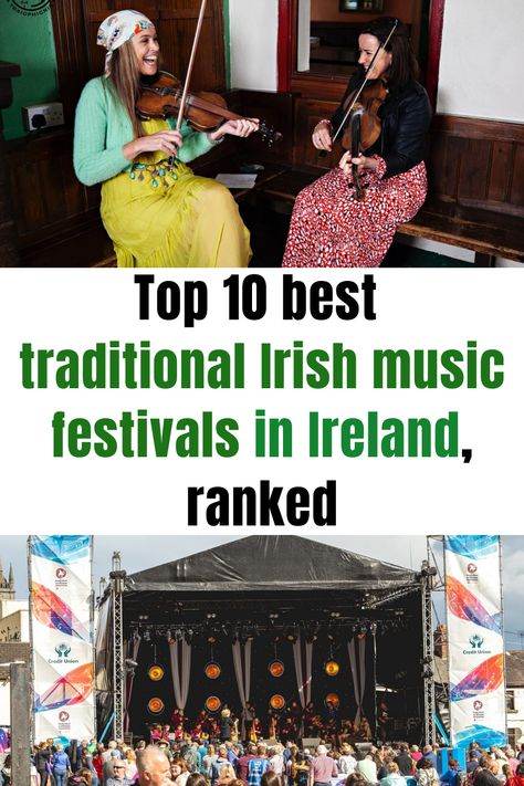 If you’re a fan of Irish music, why not go to an Irish music festival? Ireland has some great events for you.☘️💚 Irish Festival, Visit Dublin, County Galway, County Donegal, County Clare, West Cork, Irish Culture, Irish Music, Folk Festival