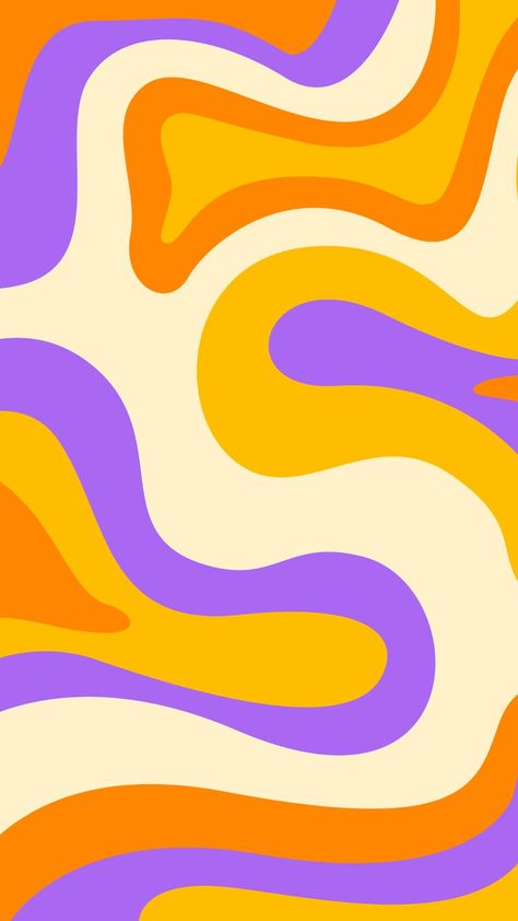 Wallpaper Trippy, Background Psd, Wallpaper For Phone, Trippy Designs, Trippy Wallpaper, Retro Background, Preppy Wallpaper, Orange Pattern, Cute Patterns Wallpaper