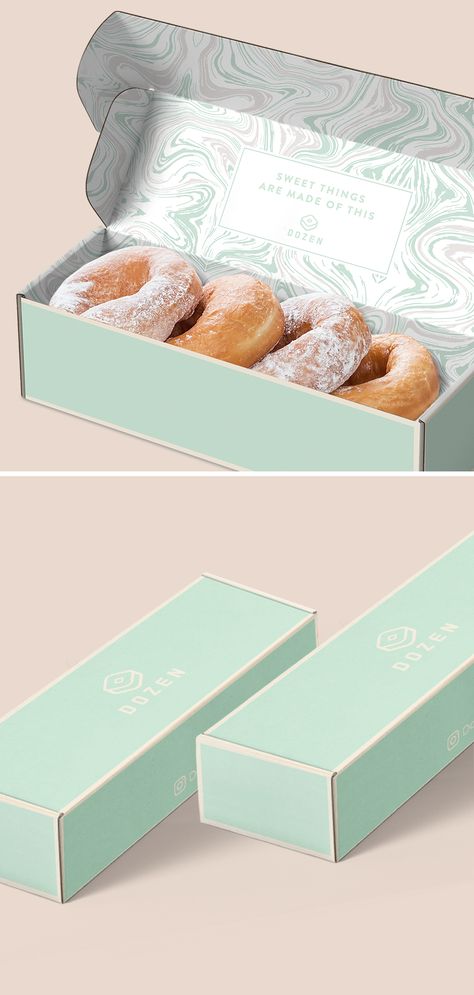 Bakery To Go Packaging, Packaging For Pastries, Bakery Package Ideas, Sweet Package Design, Box Bakery Packaging Ideas, Creative Bakery Packaging, Luxury Pastry Packaging, Bakery Box Packaging Design, Cafe Packaging Ideas