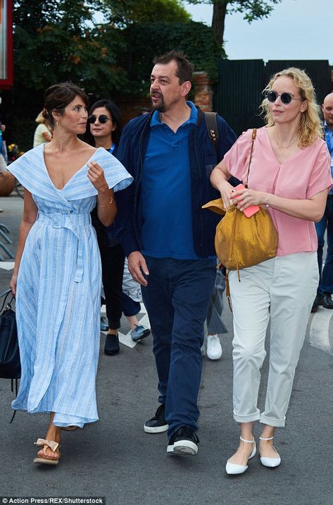 Be a beauty in blue like Gemma in Gul Hurgel #DailyMail Gul Hurgel, Powder Blue Dress, Italian City, Causal Dresses, Gemma Arterton, Blue Summer Dresses, Classy Lady, Hotel California, Style Finder