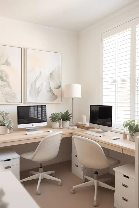 Small Home Office Ideas, Minimalist Living Room Design, Small Home Offices, Office Guest Room, Office Inspo, Office Makeover, Small Home Office, Craft Room Office, Home Office Setup