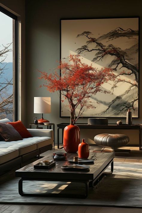 Winery Interior, Chinese Interior Design, Japanese Living Room, Asian Interior Design, Zen Interiors, Chinese Interior, Asian Interior, Japanese Home Decor, Chinese Decor