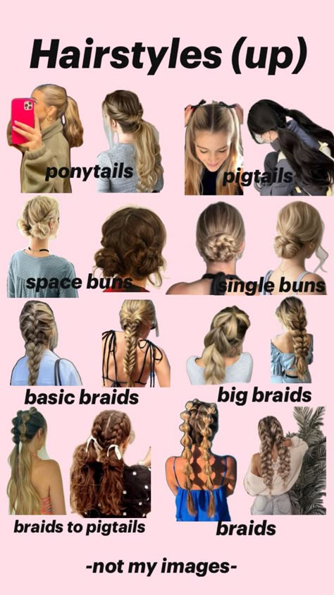 Just because your school has a -hair must be tied up- rule,it doesn’t mean your hair can’t look amazing! Ditch the basic ponytail and learn how to do these hairstyles! Rules can’t stop you from looking fab! Tied Up Hairstyles, Basic Ponytail, Cute Sporty Hairstyles, Loose Bun, Basic Hairstyles, Hairstyle Examples, Cute Hairstyles For School, Easy Hairstyles For Thick Hair, Easy Hairstyles For School