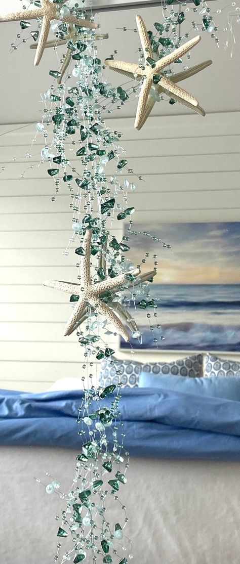 Coastal Garland, Beach Garland, Ocean Tides, Decorate For Christmas, Gift For Bestie, Forest Party, Coastal Holiday, Beach Christmas, Christmas Store