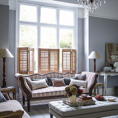 Cafe Style Shutters | Half Window Shutters | The Shutter Store USA Half Shutters Interior Window, Cafe Shutters Living Room, Interior Design Doors, Hermit Mode, Shutters Interior Window, Window Shutters Indoor, Shutters Decor, Shutters With Curtains, Cafe Shutters