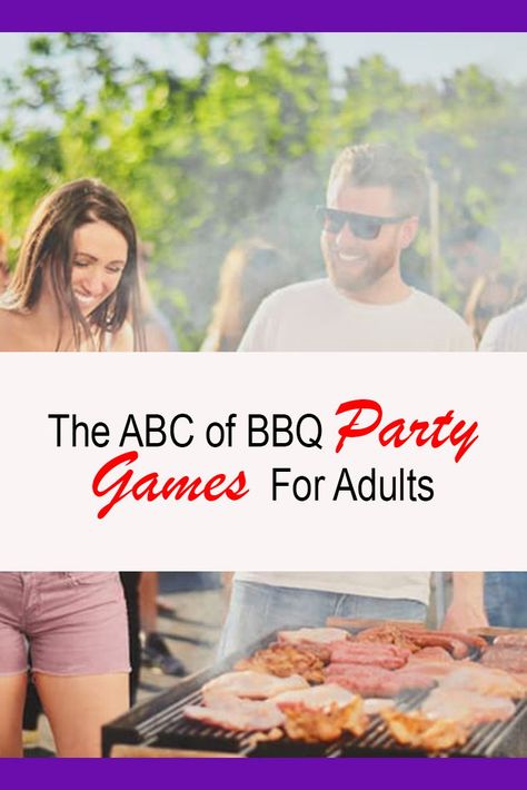 The ABC of BBQ Party Games For Adults Bbq Party Games, Giant Checkers, Lawn Darts, Party Games For Adults, Washer Toss, Pong Game, Games For Adults, Adult Party Games, Best Bbq