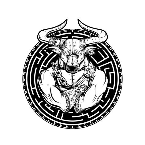 Taurus Bull Tattoos, Bull Skull Tattoos, Taurus Bull, Clock Tattoo Design, Bull Tattoos, Greek Mythology Tattoos, Taurus Tattoos, Bull Art, Maori Tattoo Designs