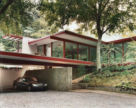 Neutra House, Richard Neutra, Brown House, Mid Century Architecture, Modern Masters, Mid Century Modern House, Mid Century House, Modern Homes, Residential Architecture