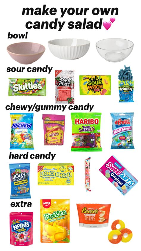 #candysalad #candy #sugar 🩷🤞 Hi Chew, Candy Board, Candied Lemons, Food Boards, Strawberry Patch, Sour Candy, Hard Candy, Fat Free, Gummy Candy