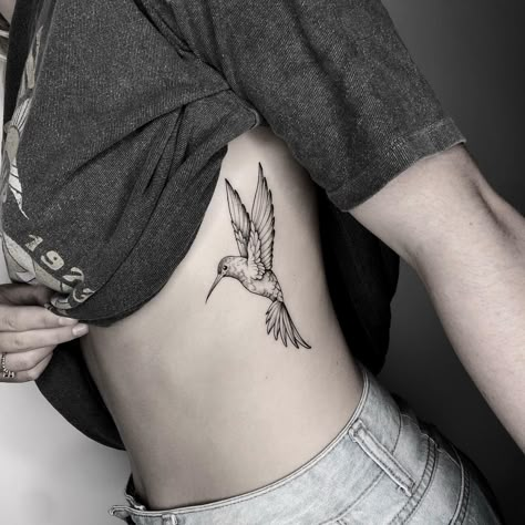 Hummingbird Side Tattoo, Angel Hummingbird Tattoo, Woman Inner Bicep Tattoo, Mens Hummingbird Tattoo, Hummingbird Tattoo Ribs, Unique Hummingbird Tattoo, Hummingbird Tattoo Thigh, Hummingbird Rib Tattoo, Hummingbird Forearm Tattoo