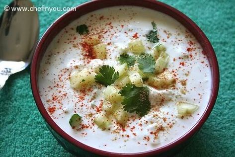 Cucumber Raita Recipe Indian, Indian Yogurt Sauce, Raita Recipe Indian, Cucumber Raita Recipe, Mishti Doi, Indian Yogurt, Indian Cucumber, Raita Recipe, Cucumber Sauce