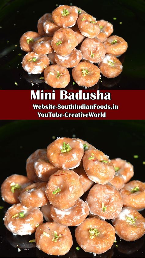 #southindianrecipes #creativeworldrecipes #indianrecipestamil #diwalirecipesintamil #diwalisweet #diwalirecipes #deepavalirecipes #deepavalisweets #holisweets #rakshabandhansweets #sankranthirecipes #pongalsweet #10minsweets #indiansweetdessert #indianfoodbloggers #badhusha #badusharecipe #maidarecipes #minibadusha #balushahirecipe Balushahi Recipe, All Purpose Flour, Wheat Flour, Indian Recipes, Purpose Flour, Indian Food Recipes, Diwali, Baking Soda, Wheat