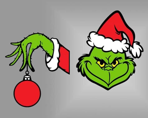 Bolo Rapunzel, Grinch Cake, Grinch Images, Grinch Crafts, New Years Hat, Grinch Hand, Grinch Face Svg, The Grinch Movie, Grinch Hands