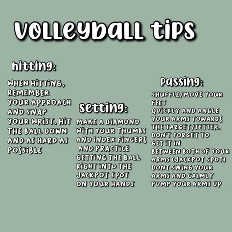 How To Pass In Volleyball, Volleyball Tips For Beginners, Volleyball Tricks, Off Season Workouts, Setting Volleyball, Tips For Volleyball, Beginner Volleyball, Volleyball Vibes, Volleyball Rules