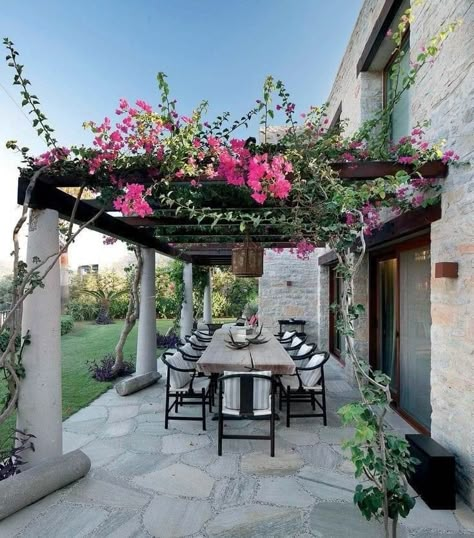 Beautiful Home Gardens, Pergola Garden, Pergola Design, Landscape Design Plans, Italian Garden, Garden Decor Ideas, Backyard Garden Design, Pergola Designs, Home Garden Decor