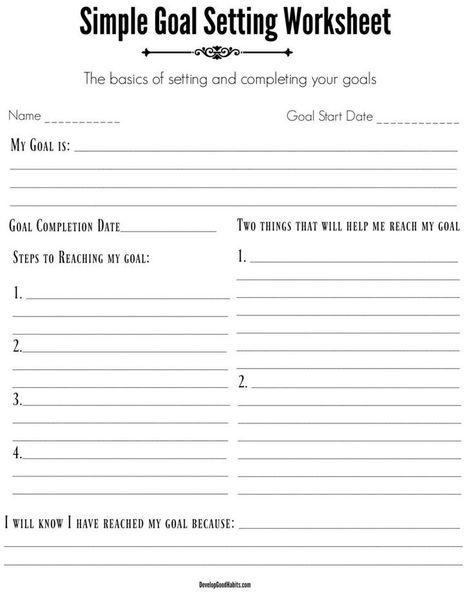 To succeed with your goals, you need to make them specific, measurable, and completed with a deadline. Use these 4 free goal setting worksheets to get it... Goal Planning Worksheet, Art Assessment, Smart Goals Worksheet, Goal Setting For Students, Smart Goals Template, Goal Setting Printable, Goals Sheet, Smart Goal Setting, Goal Setting Template