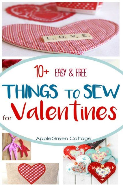 Valentines Sewing Projects, Easy Valentines Gifts, Valentines Sewing, Easy Sewing Tutorials, Simple Valentines Gifts, Valentines Bricolage, Fat Quarter Projects, Easy Valentines, Sewing 101