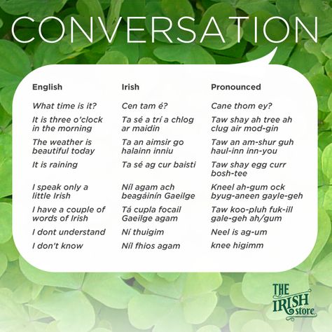 Everyday Conversation Irish Phrases Gaelic Phrases, Irish Alphabet, Irish Gaelic Language, Recipes Dumplings, Irish Phrases, Irish Slang, As Gaeilge, Alphabet H, Gaelic Language