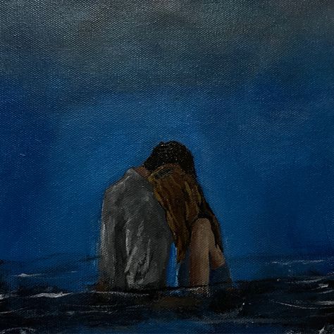 Painting Of Unrequited Love, Unreciprocated Love Art, Deep Meaning Paintings Love, Losing Yourself Painting, Paintings Of Heartbreak, Art Inspired By Love, Paintings About Unrequited Love, Love Obsession Art, Break Up Painting Ideas