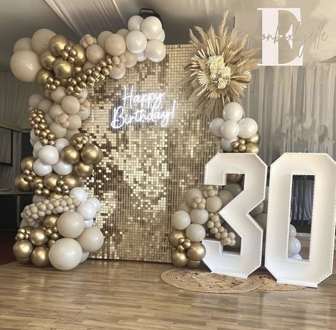 Pampas Display, Haldi Stills, Backdrop 30th Birthday, Sequins Backdrop, Light Up Numbers, Happy Birthday Neon, 30th Birthday Balloons, 40th Birthday Party Decorations, 18th Birthday Decorations